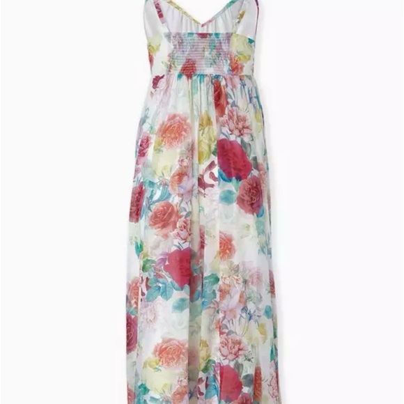 Torrid Multicolor Floral Chiffon Maxi Dress - Picture 6 of 6